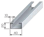 C型鋼40×20×10(板厚1.6mm)