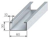 C型鋼60×30×10(板厚2.3mm)