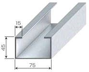 C型鋼75×45×15(板厚2.3mm)