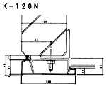 トップラインK 幅120納まり図