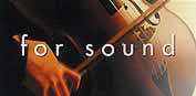 for sound