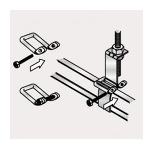 ハンガ固定金具