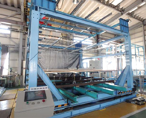 実大加振台による耐震性試験(三洋工業(株)技術研究所) 実大加振台による耐震性試験(三洋工業(株)技術研究所)