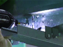 ⑤レベル調整　⑥NUプレートの本固定